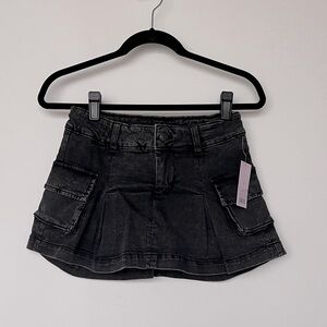 Wild Fable Black Denim Skort